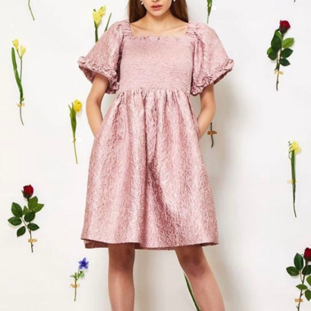 RIPPLE JACQUARD MINI DRESS Dream Sister Jane Cocktail dress | Size medium large